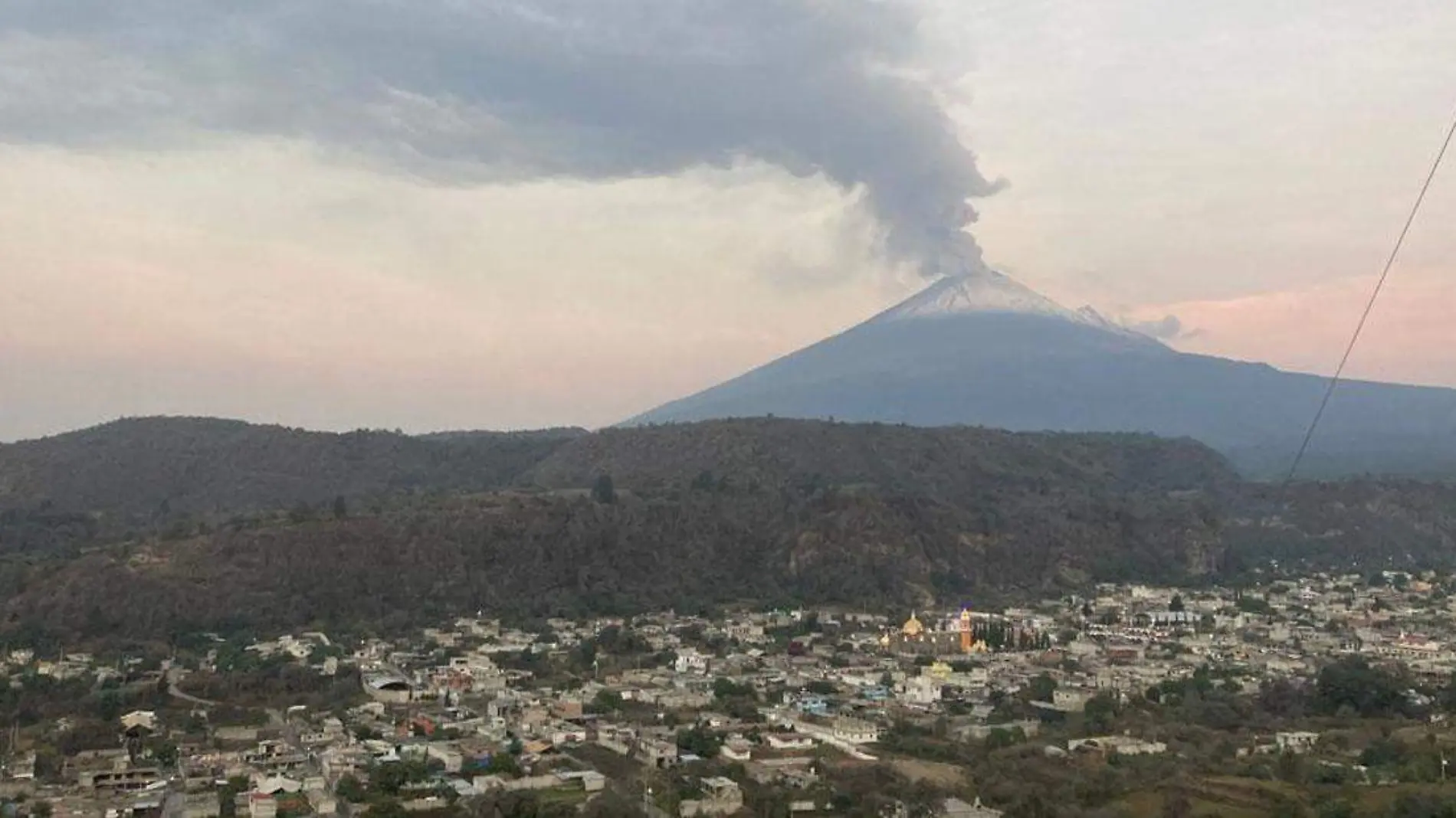 volcán popocatépetl desde puebla